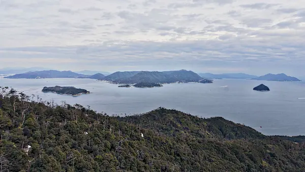 Seto Inland Sea from Shishiiwa Observatory